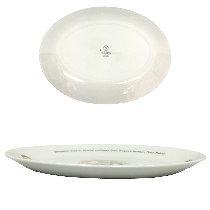 WEDGWOOD ウエッジウッド ピーターラビット 廃盤 オーバルプレート 皿