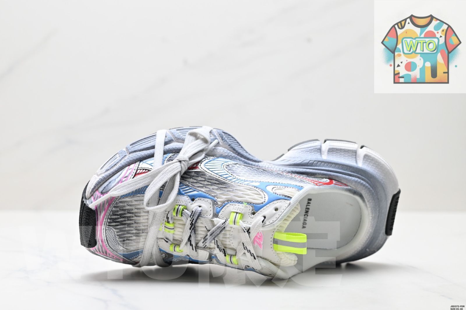 Balenciagaバレンシアガ 3XL ミュール レザー クローグサンダル-WTO