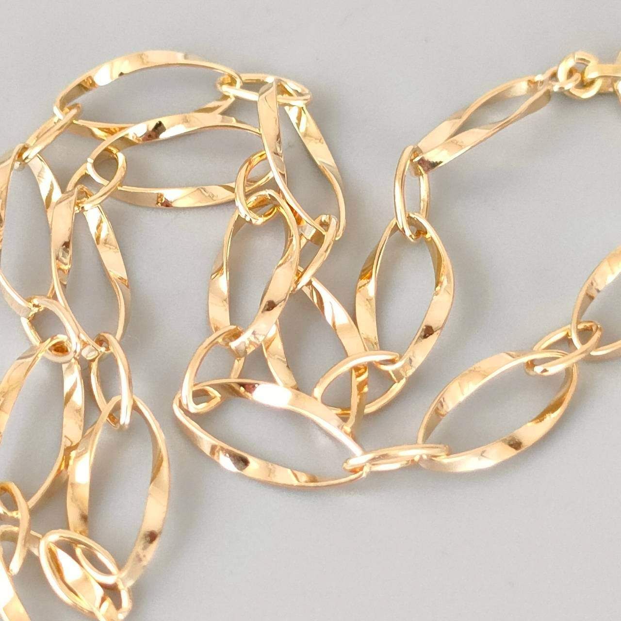 18金 K18 男女兼用 中空 デザインブレス 1.83g 18.5㎝ D617 - メルカリ