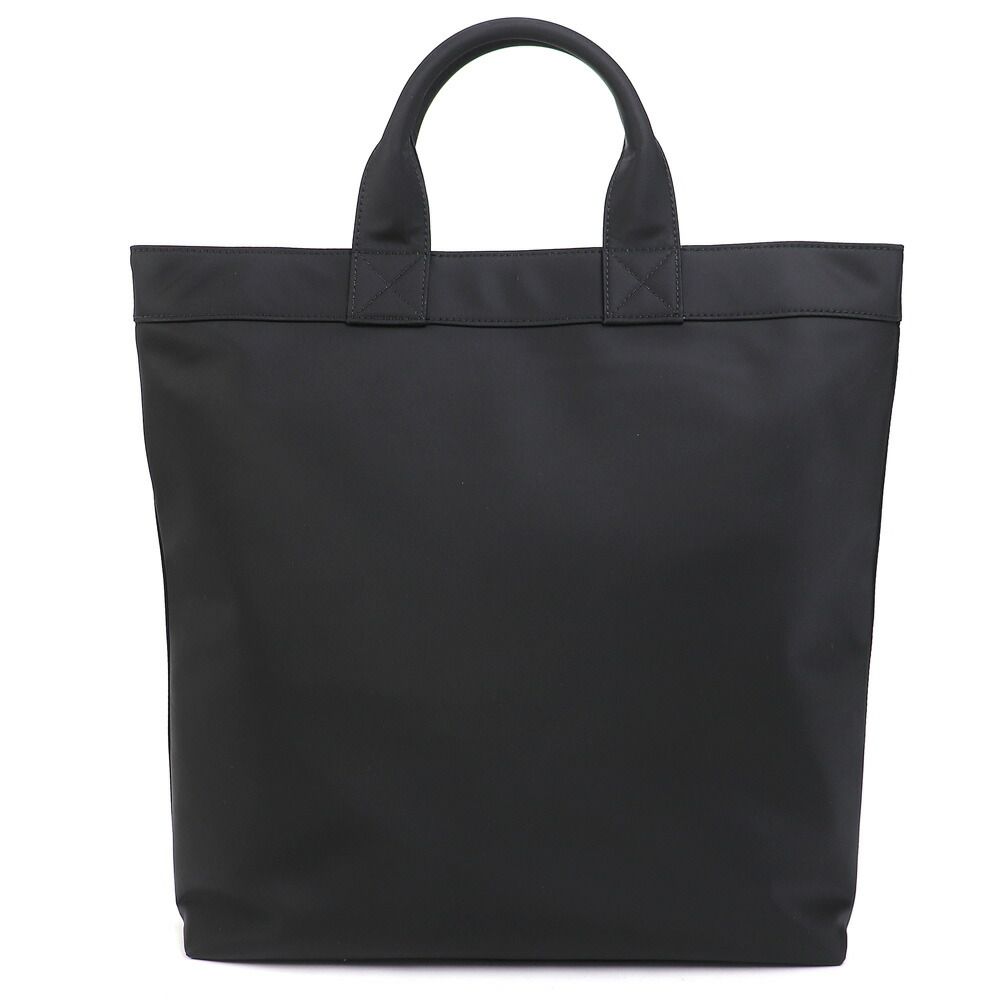 バーバリー アルティエ トートバッグ ロゴプリント ナイロン ブラック