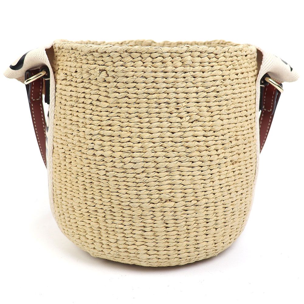 クロエ × ミフコ ウッディ スモール バスケットバッグ 2WAYショルダー