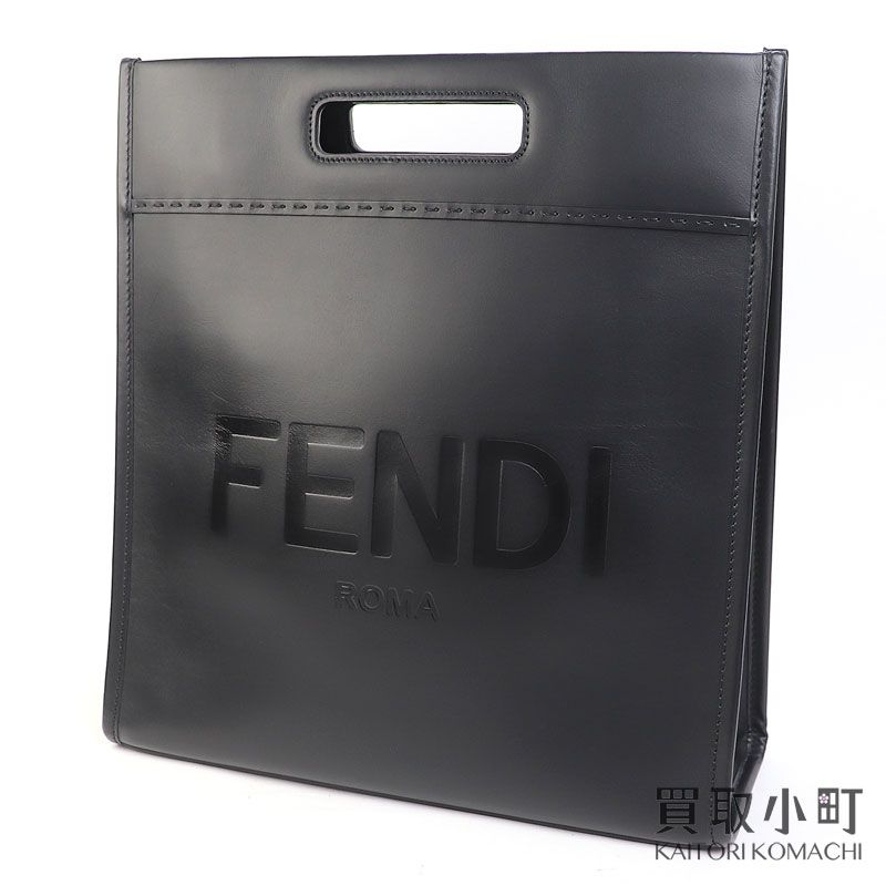 フェンディ ショッピングバッグ ロゴエンボス バーティカルトート