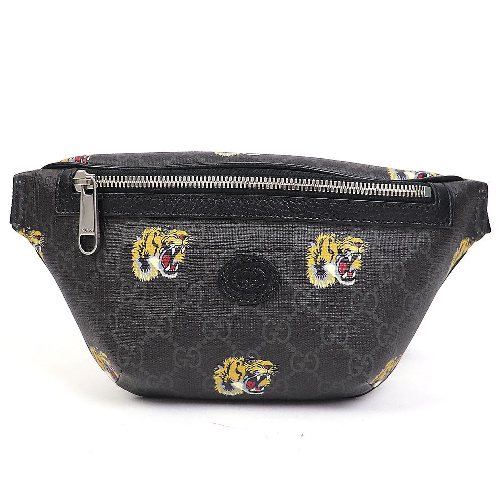 グッチ タイガープリント GGスプリーム キャンバス インターロッキング