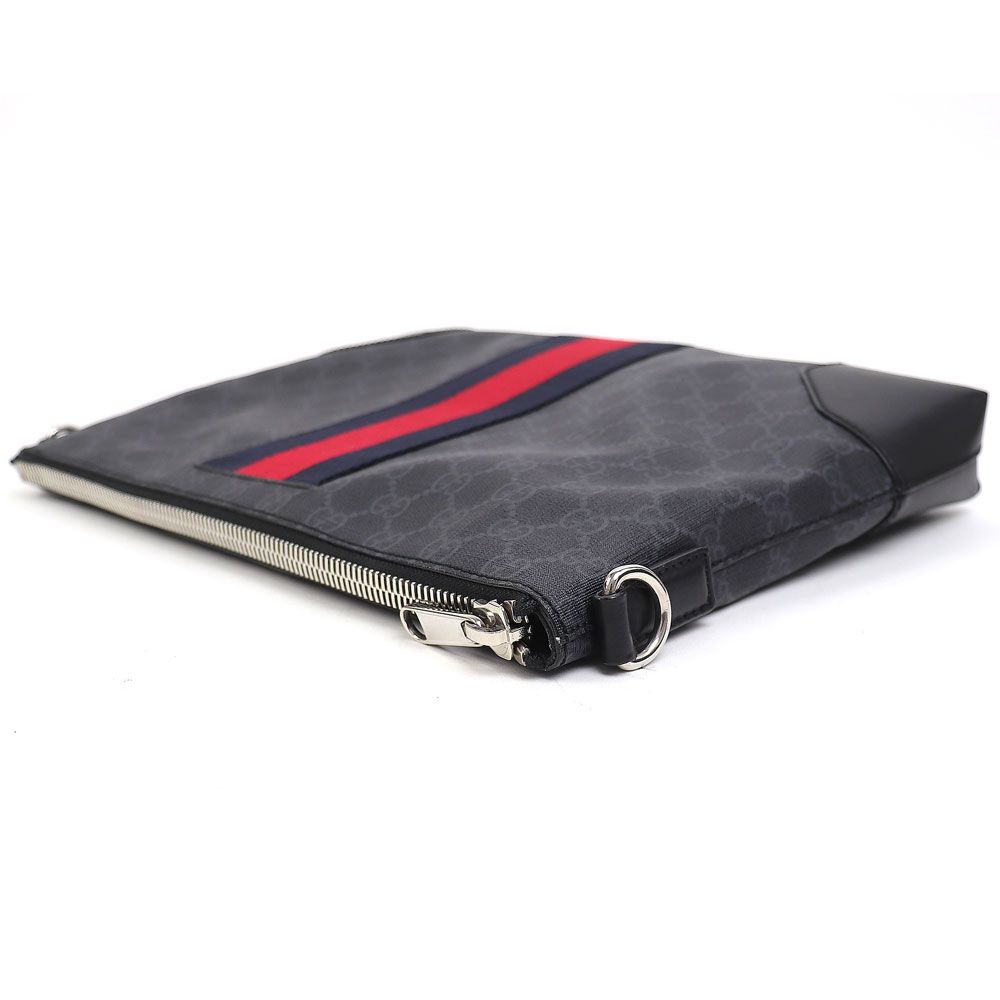 グッチ GGスプリーム キャンバス メッセンジャーバッグ ブラック