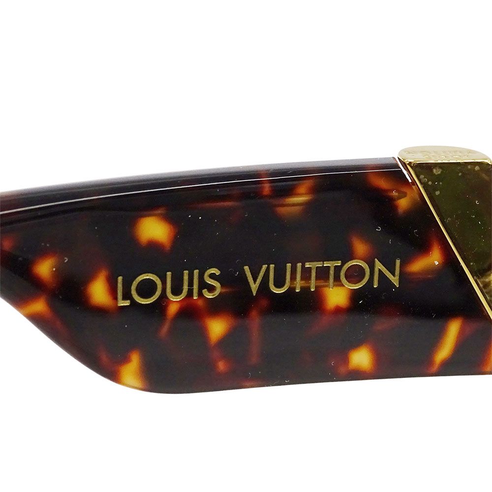 美品　レディース　Louis Vuitton サングラス LOUIS VUITTON ルイ・ヴィトン サングラス Z0094E 茶系（ラメ入り