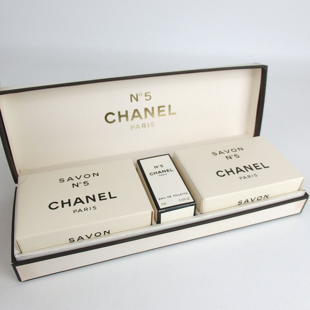 CHANEL シャネル 石鹼 香水 No5 サヴォン 2点 No5 オードゥトワレ 4ml