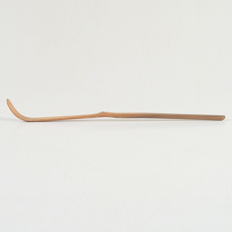 茶道具　影林宗篤作　茶杓　銘「花筏」　前大徳　福本積應書付　共筒共箱　C7595 茶道具 影林宗篤作 茶杓 銘「花筏」 前大徳 福本積應書付 共筒共箱 C7595