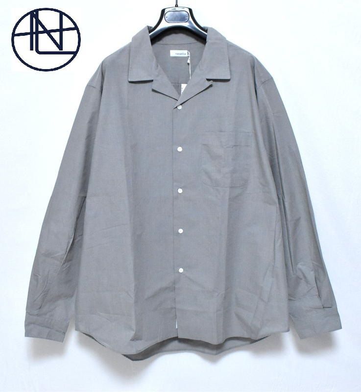 新品 nanamica Open Collar End On End Shirt【L】【XL】 S25SG063 H