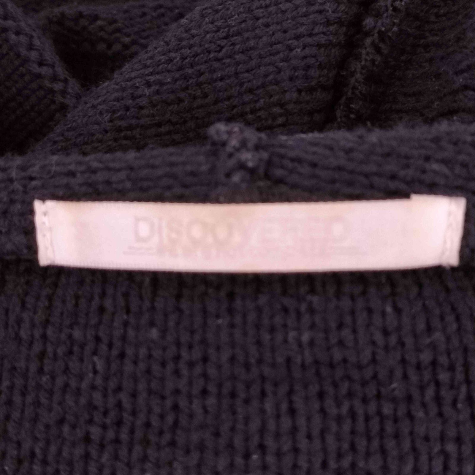 ディスカバード DISCOVERED ダメージ加工フーデッドニットベスト