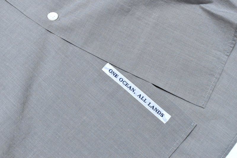新品 nanamica Open Collar End On End Shirt【L】【XL】 S25SG063 H