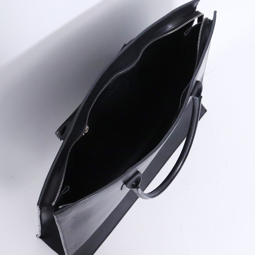 ANN DEMEULEMEESTER レザートートバッグ ブラック - メルカリ