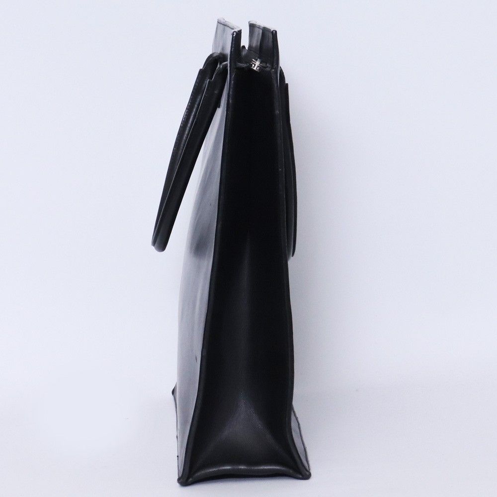 ANN DEMEULEMEESTER レザートートバッグ ブラック - メルカリ