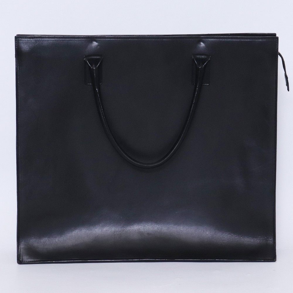 ANN DEMEULEMEESTER レザートートバッグ ブラック - メルカリ