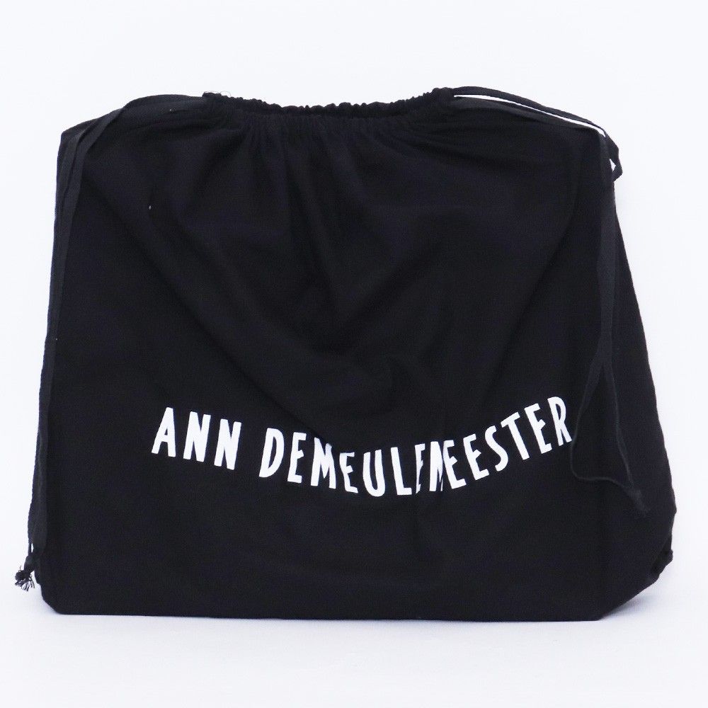 ANN DEMEULEMEESTER レザートートバッグ ブラック - メルカリ