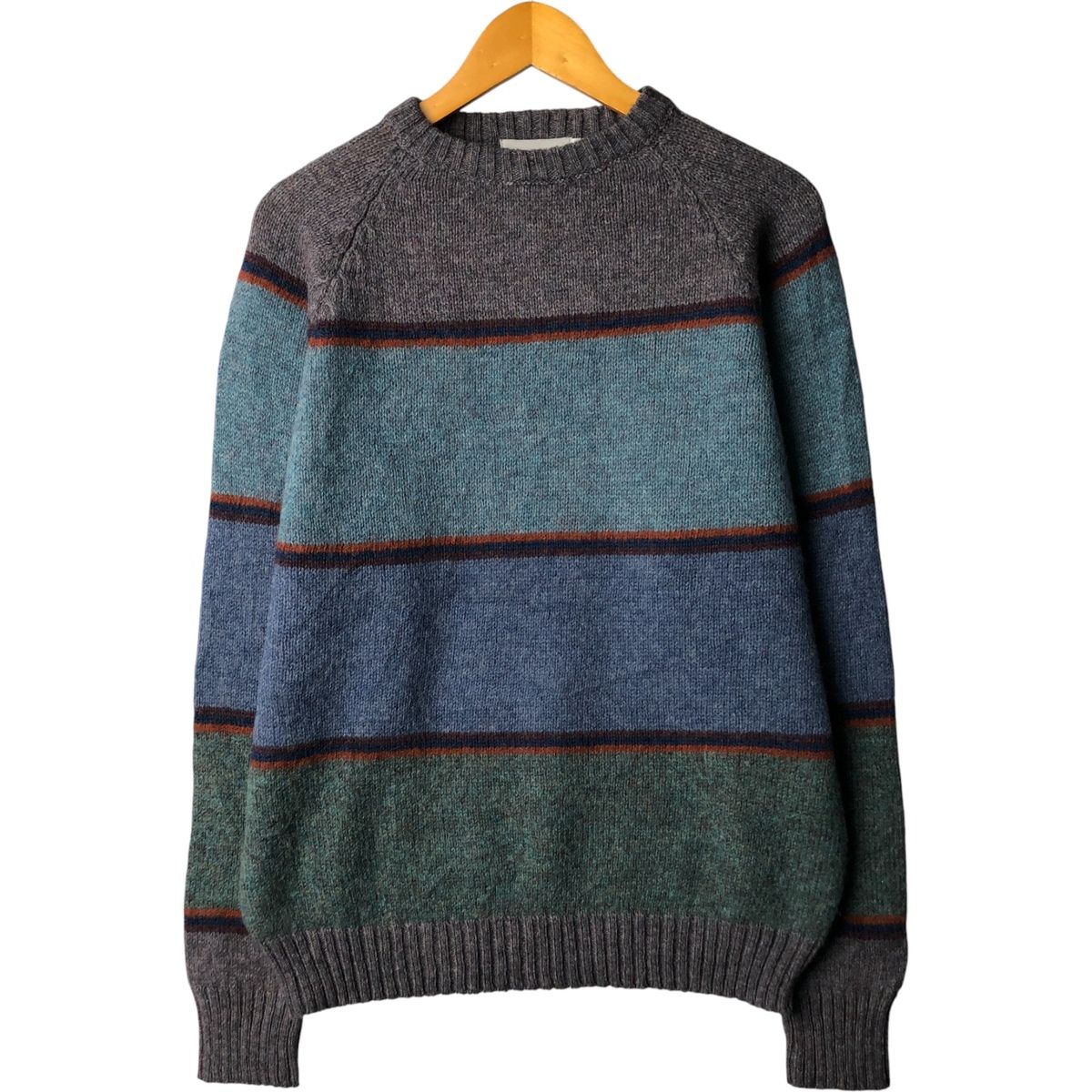 M cGREGOR 80sヴィンテージセーター バーズアイ　Mサイズ 80s ヴィンテージ バーズアイ ニット McGREGOR グレー M最