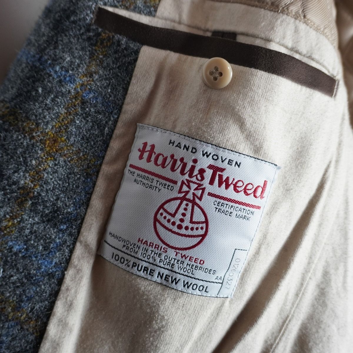 美品 CLICKET 1960 クリケット HARRIS TWEED ハリスツイード