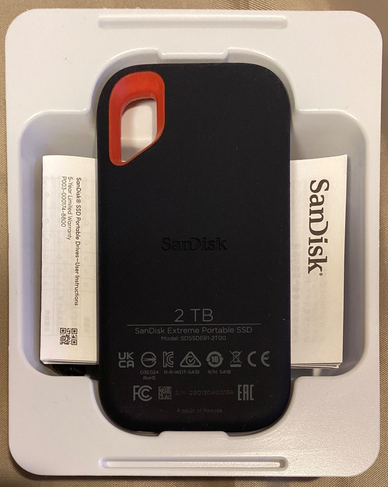 ［新品・未使用品］SanDisk Extreme ポータブルSSD 2TB ヨドバシ.com - サンディスク SANDISK 外付けSSD ポータブル Extreme
