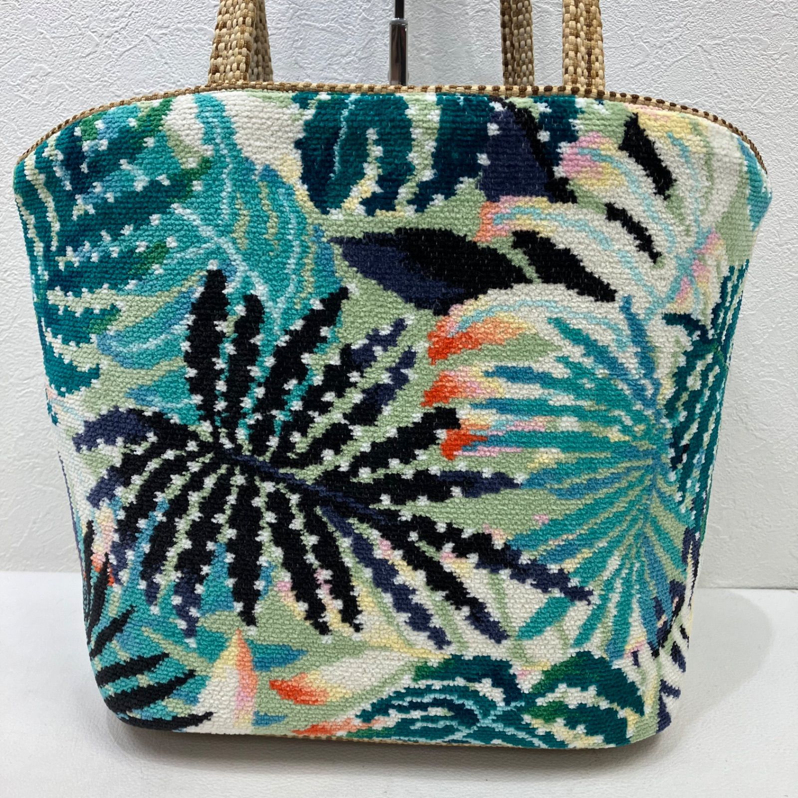 6465 美品 FEILER フェイラー トートバッグ パラダイスプランツ 