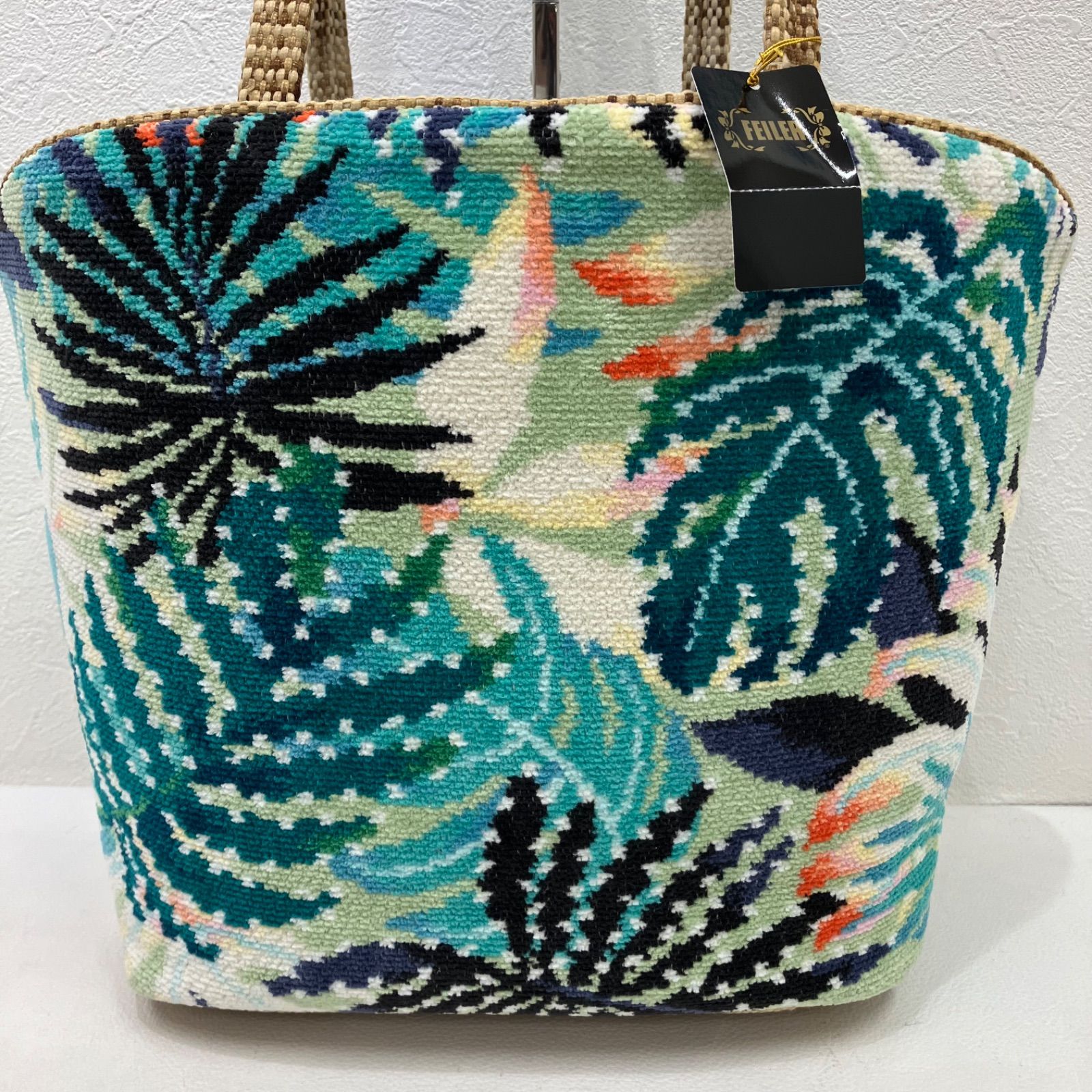 6465 美品 FEILER フェイラー トートバッグ パラダイスプランツ 