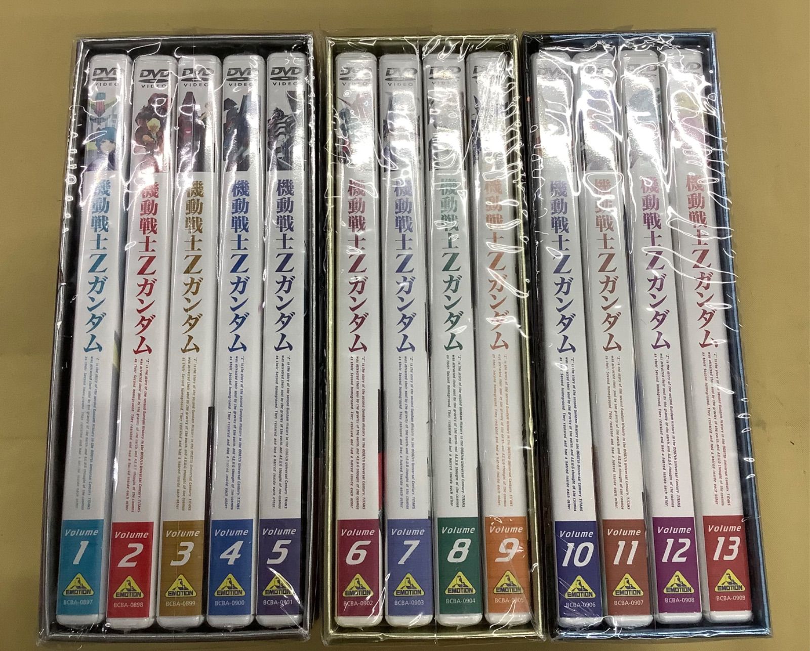 機動戦士Zガンダム」DVDメモリアルボックス3点&劇場版3点 未開封
