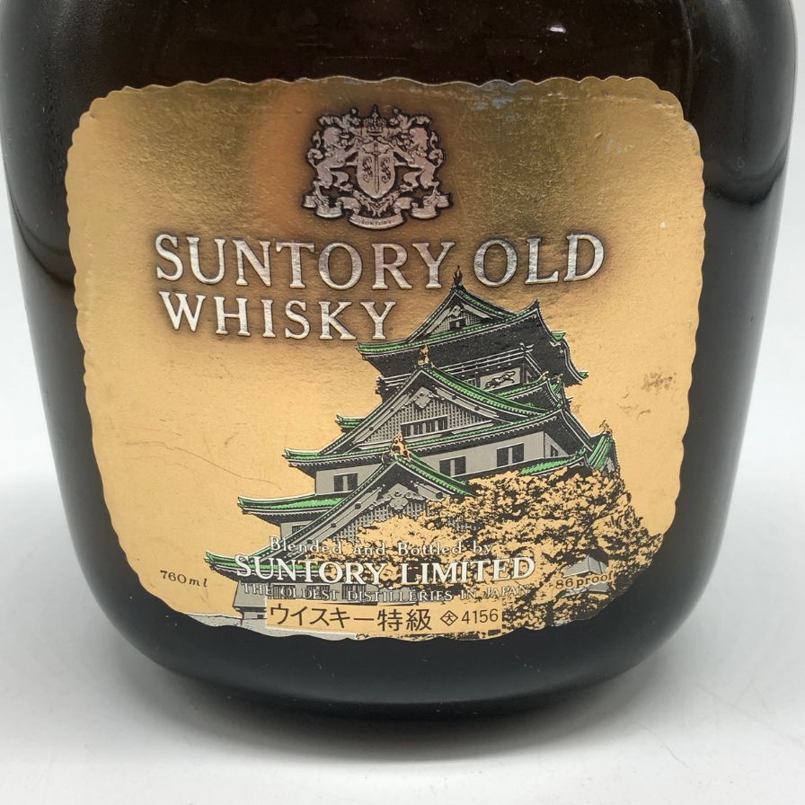 東京都限定◇サントリー オールド 大阪築城400年まつり ウイスキー特級