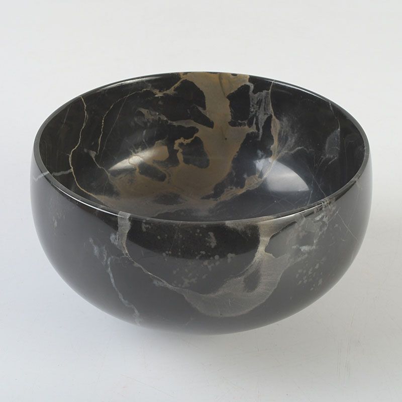 ★天然石★ 茶碗　秀観作　金鉱山石 ☆天然石☆ 茶碗 秀観作 金鉱山石