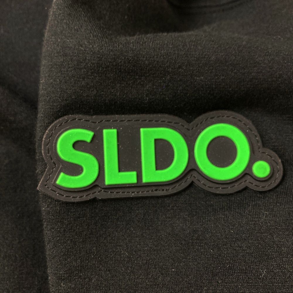 サイズ：XXL SLDO. エスルド 裏起毛 スウェットパーカー ブラック系