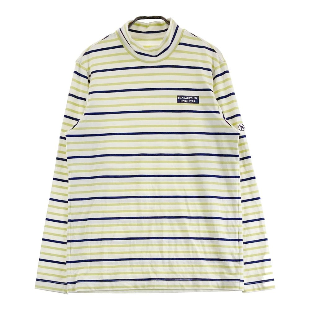 アダバット長袖シャツ adabat ドット柄 ハイネック長袖シャツ adabat