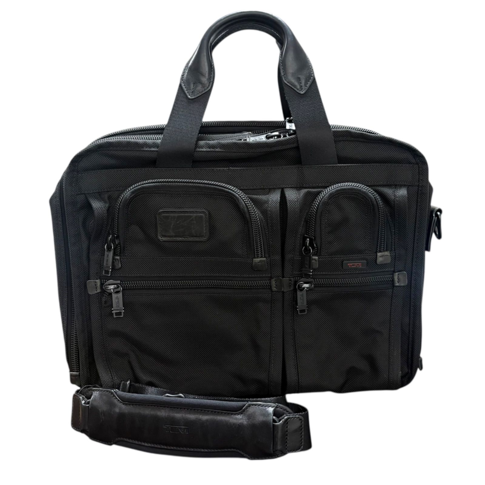 TUMI トゥミ ビジネスバッグ 2 WAY ブリーフケース ALPHA エクスパンダブル オーガナイザーブリーフ ショルダーバッグ 26145 DH 黒 ブラック 書類鞄 メンズ