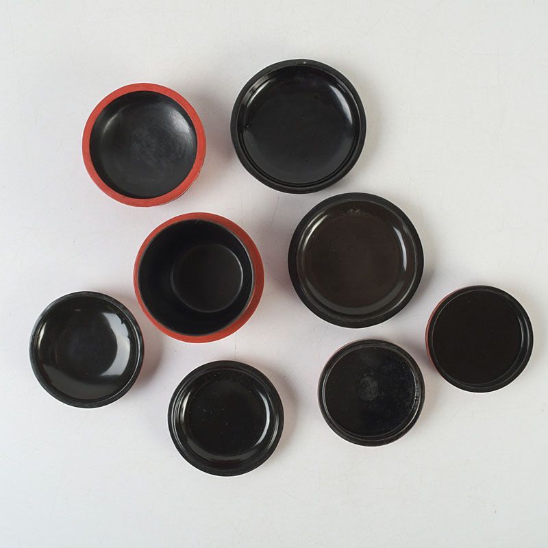 中国 堆朱 堆黒 花雕 香合 棗 4点まとめて V S378 - メルカリ