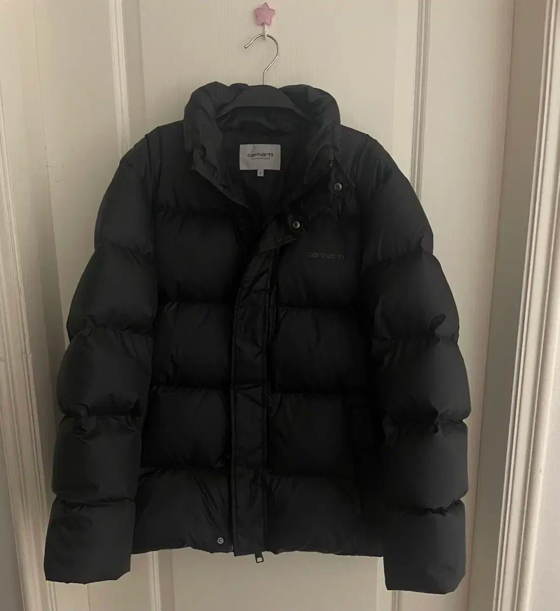 Carhartt ブラック ダウン Carhartt-WIPダンビルジャケット-ブラック/ホワイト|URBAN EXCESS。