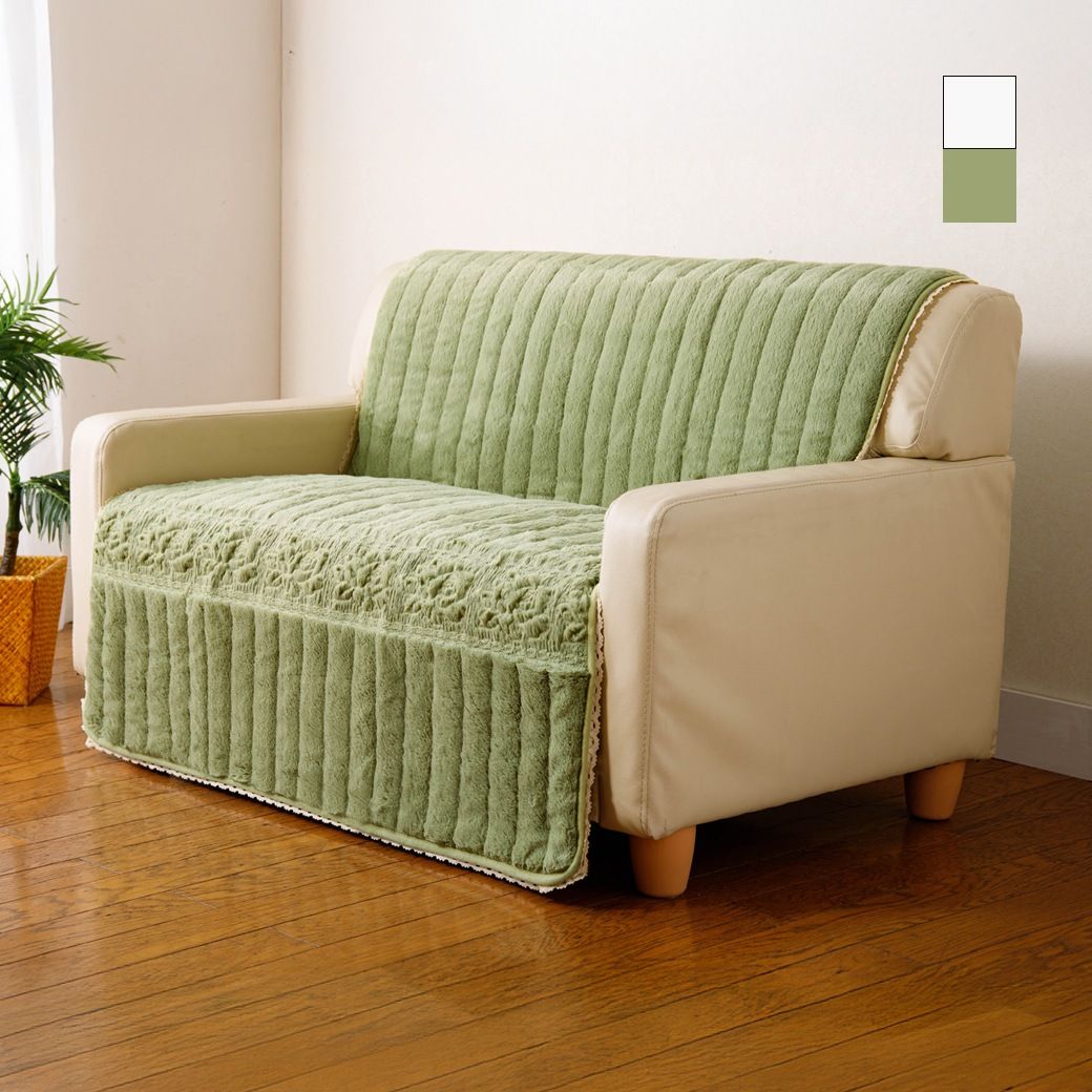 オファー アンティークラタン製 背もたれ付きソファー