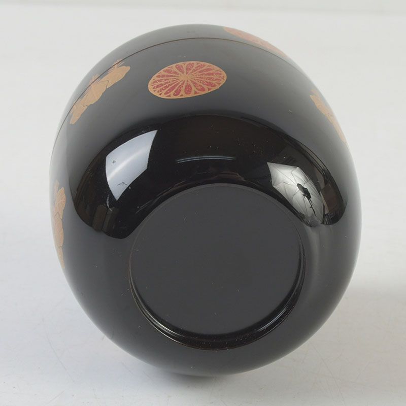 茶道具 山中塗 山下泰園作 高台寺 縁金 中棗 共箱 V S380 - メルカリ