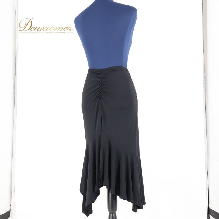 社交ダンス 衣装 スカート ブラック系 チャコット Chacott 黒 レッスン