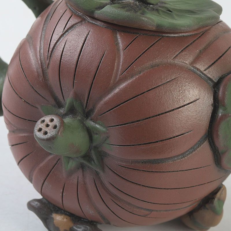 中国 紫砂 朱泥 鳥果実雕 急須 茶壷 在銘 C S382 - メルカリ