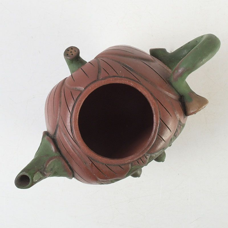 中国 紫砂 朱泥 鳥果実雕 急須 茶壷 在銘 C S382 - メルカリ