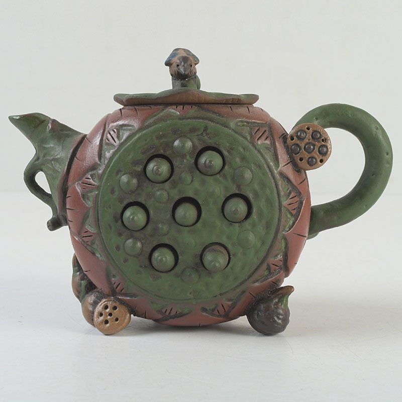 中国 紫砂 朱泥 鳥果実雕 急須 茶壷 在銘 C S382 - メルカリ