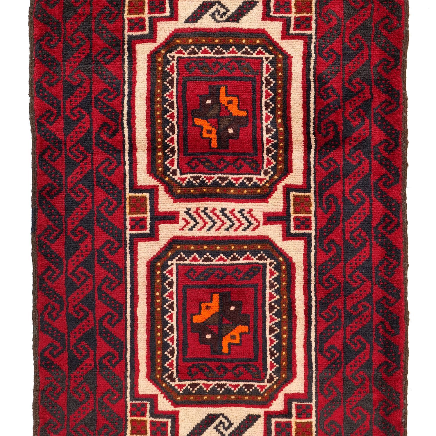 174×121 ヴィンテージラグ　バルーチ　手織ラグ 174×121 ヴィンテージラグ バルーチ 手織ラグ 174×121 ヴィンテージ