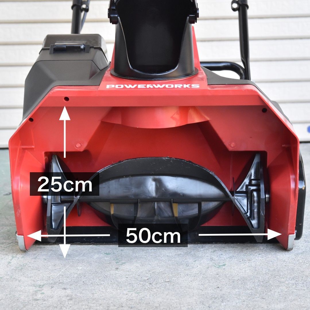 電動除雪機】【バッテリー新品】電動除雪機 （中古・美品本体＋新品大