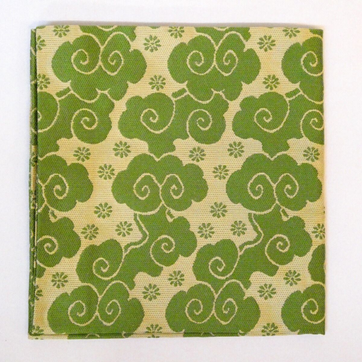 出帛紗】袋師 土田友湖作 即中斎好 雲紹巴 香雲服紗 正絹 高級茶道具