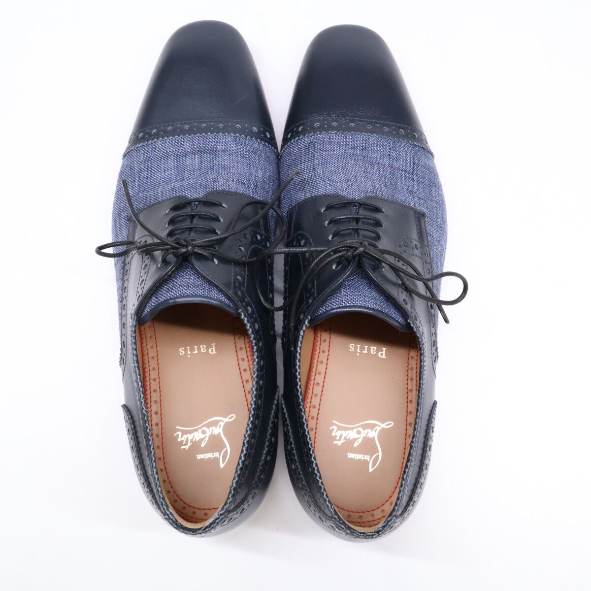 Christian Louboutin クリスチャンルブタン デニム×レザー SO CHARLES