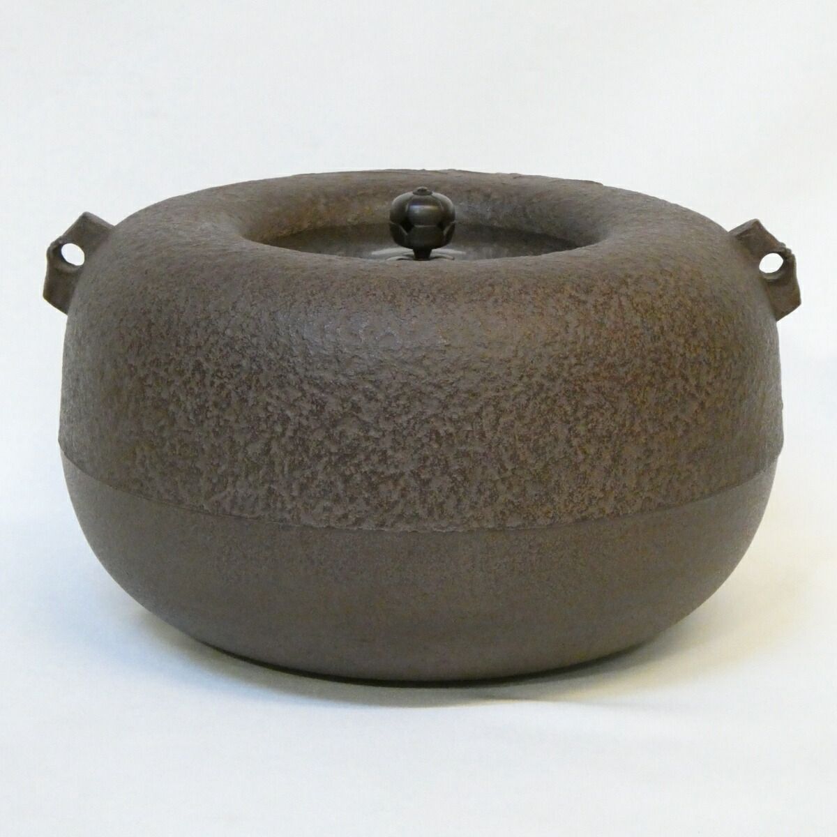 十一月の特売品】釜師 佐藤浄清作 柏釜 仙叟好写 姥口 柏葉釜 炉用