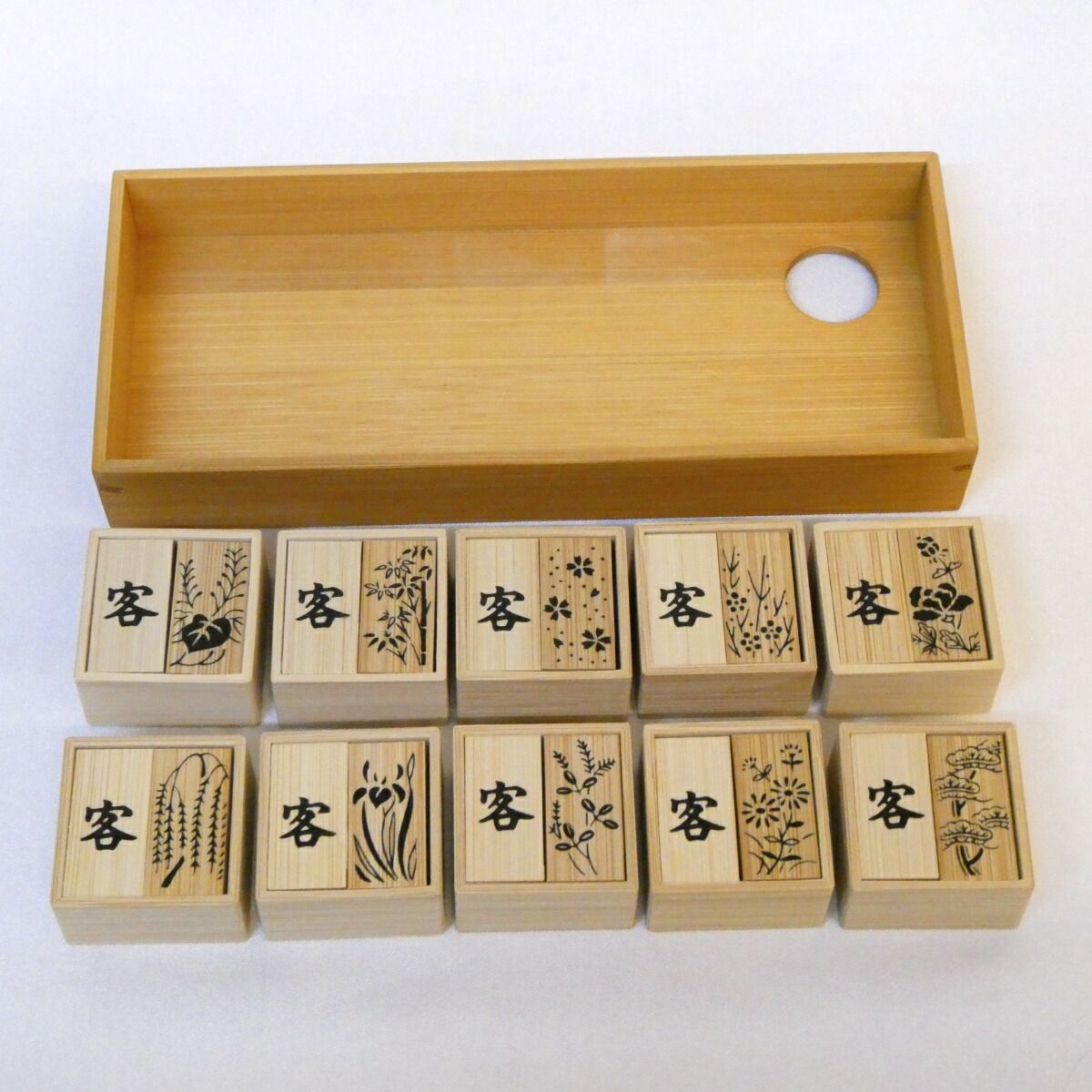 十種香札　白竹 茶道具 七事式用品 上 十種香札 白竹 竹憲作 茶道 : 茶道具いまや静香