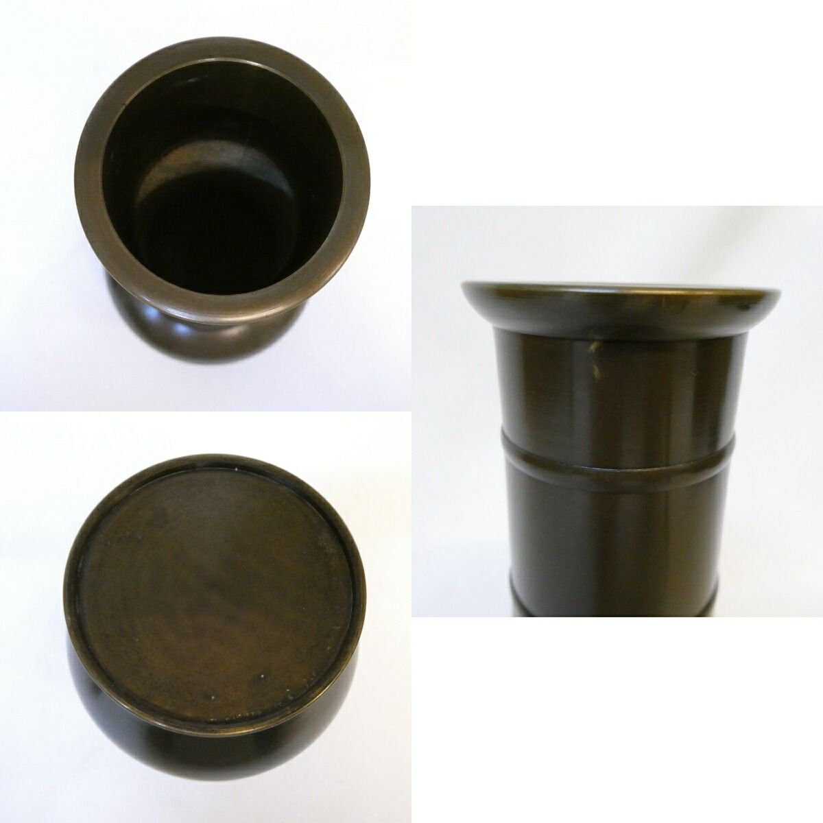 十一月の特売品】鋳師 金森紹栄作 利休好 唐銅皆具 一揃 茶道具【中古