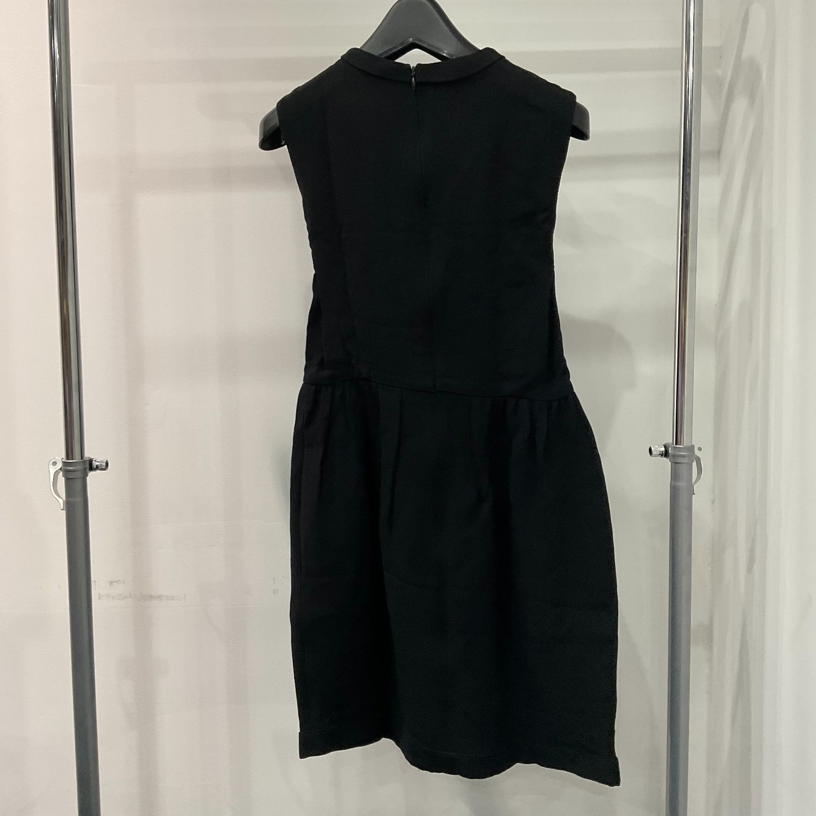 ミュウミュウ ワンピース 黒 ドレス リボン ブラック サイズ40