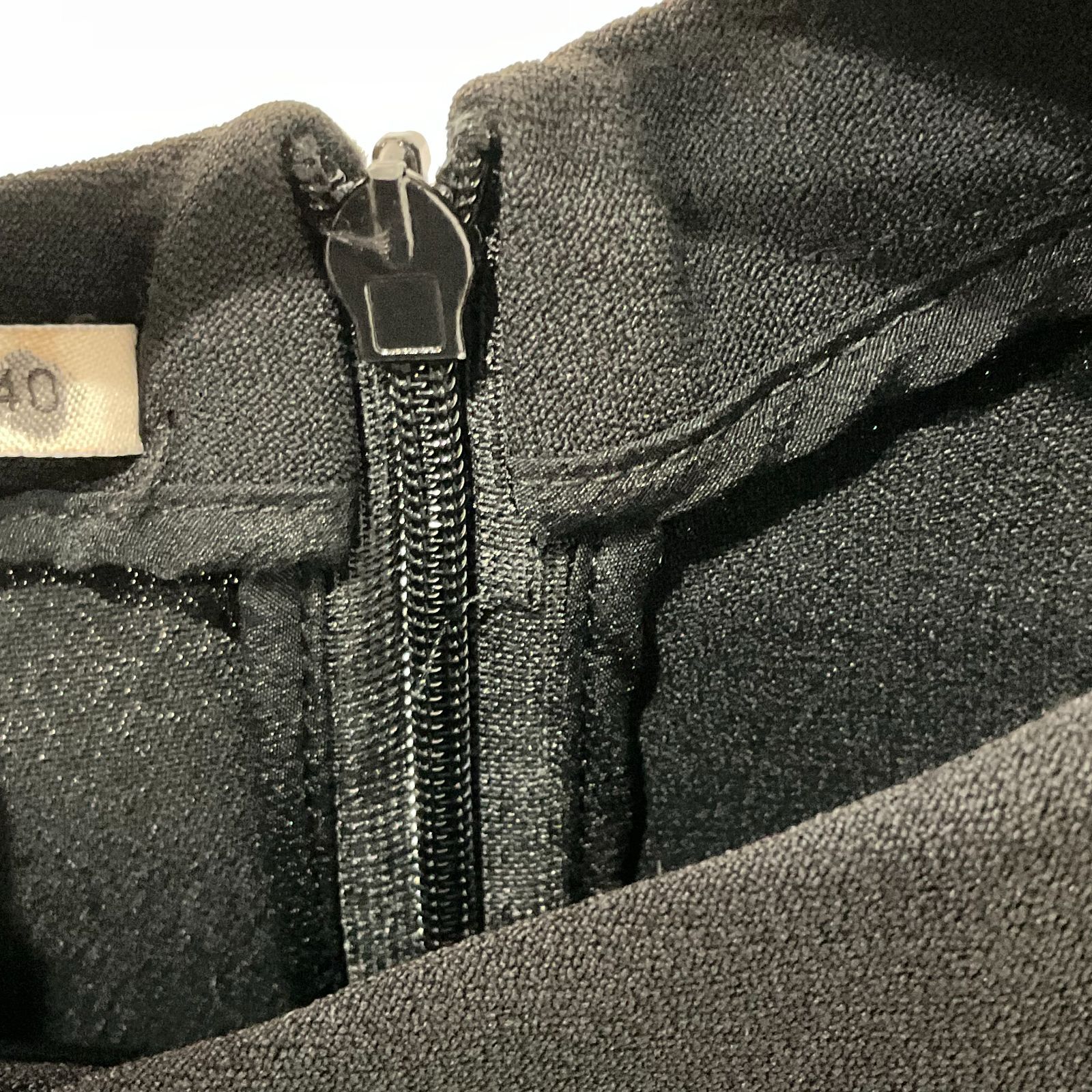 ミュウミュウ ワンピース 黒 ドレス リボン ブラック サイズ40