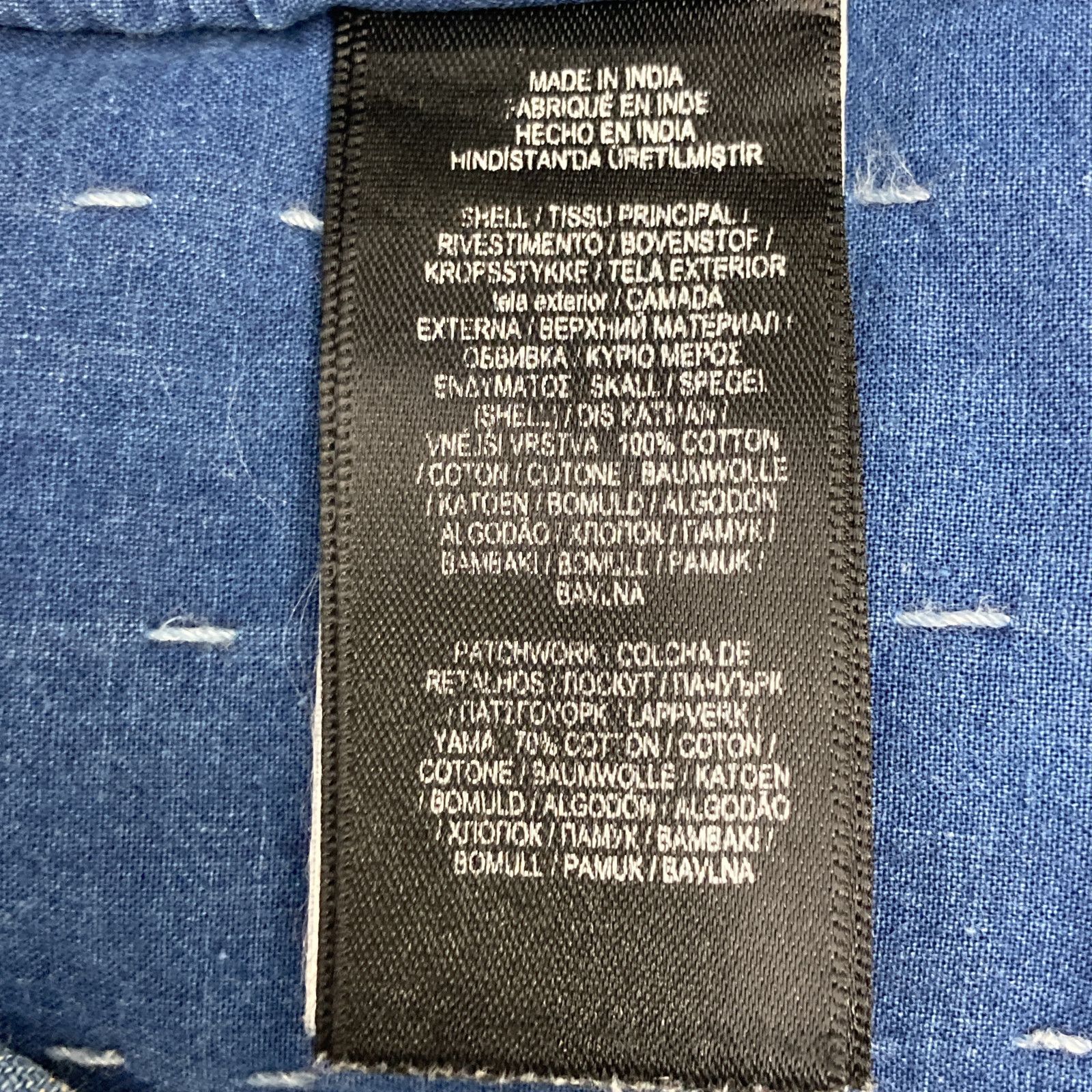 RRL ダブルアールエルダメージ パッチワーク インディゴ RRL Ralph Lauren (ダブルアールエル) インディゴ パッチワーク