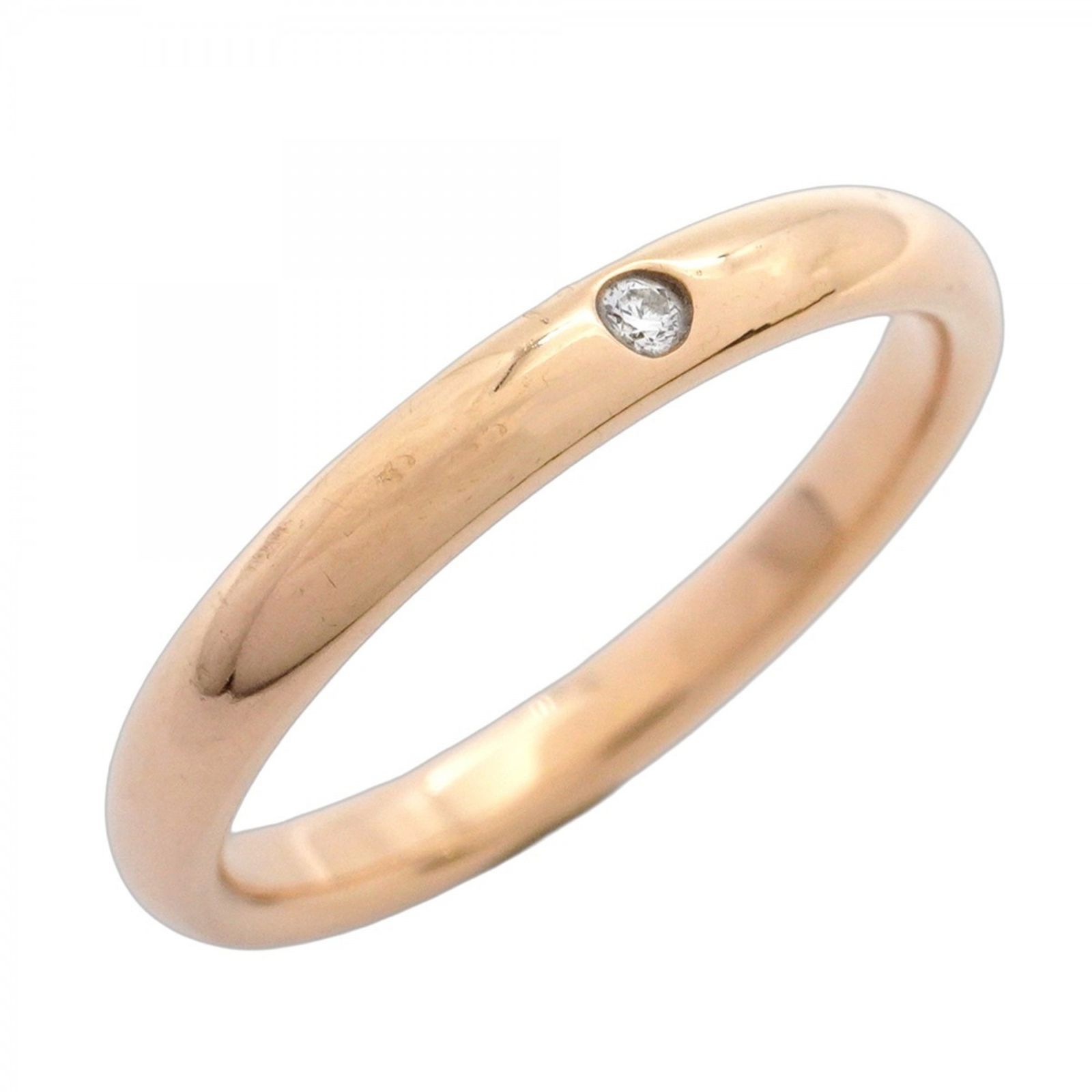 Tiffanyティファニー 18KYG リング　スタッキングバンドリング　ダイヤ TIFFANY&Co. ティファニー エルサ・ペレッティ スタッキング バンド