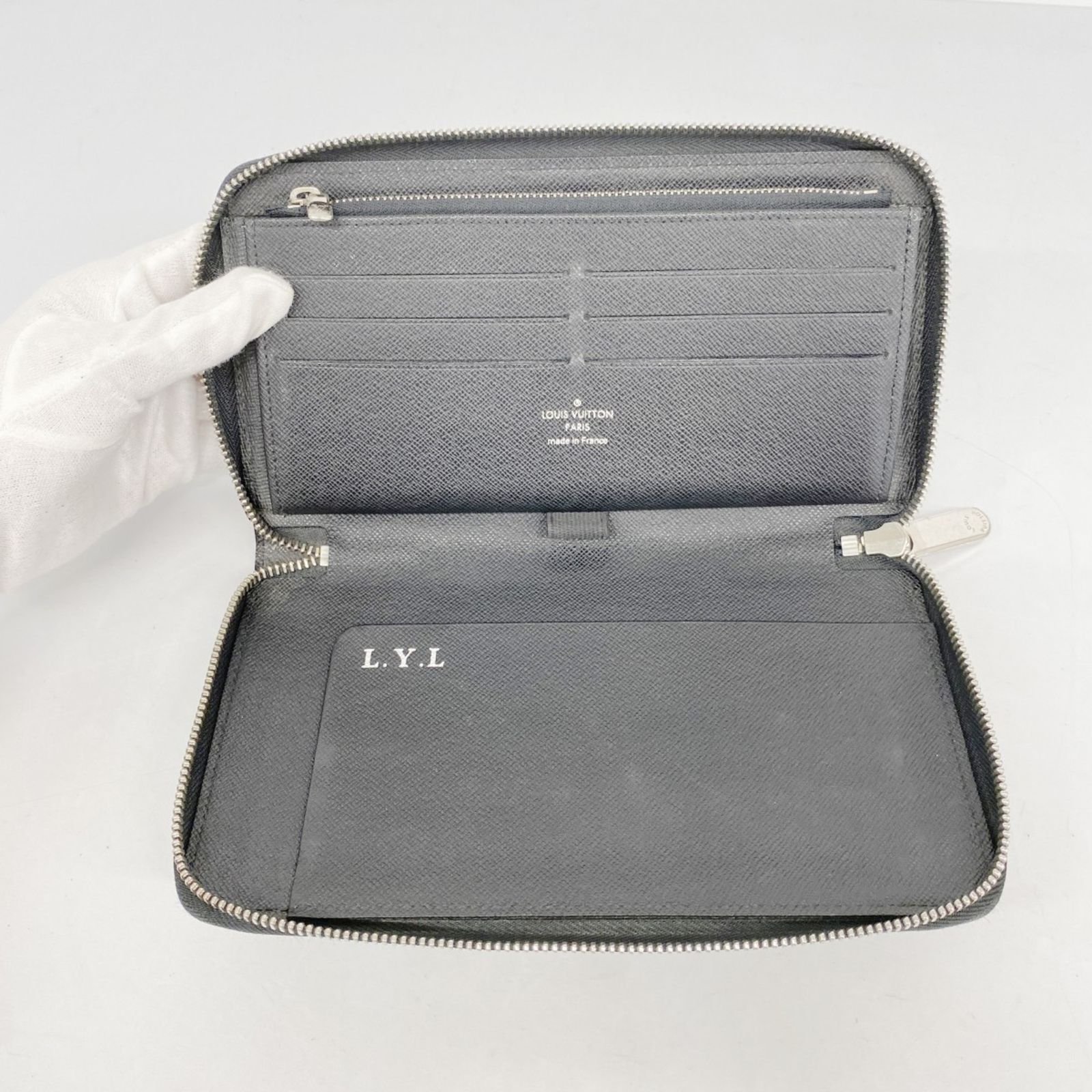 Louis Vuitton エピレザー 長財布 グレー Louis Vuitton グレー 長財布 ウォレット 札入れ メンズ