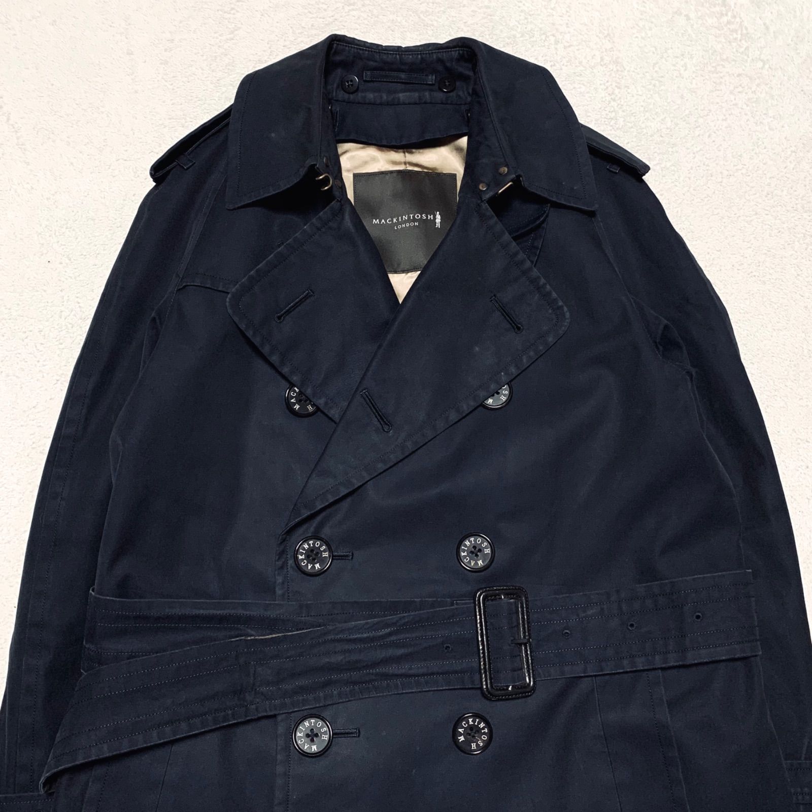 MACKINTOSH LONDON トレンチコート ダブルブレスト ウールライナー付